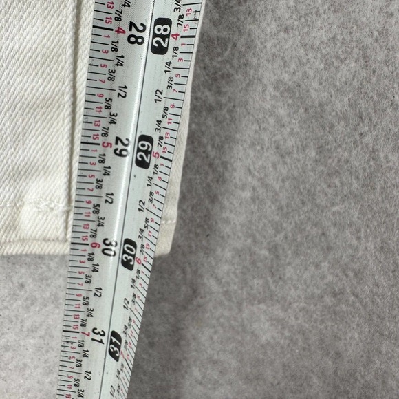Coldwater Creek Jeans Womens 16 White Natural Fit Straight Leg Stretch Everyday - Picture 11 of 13